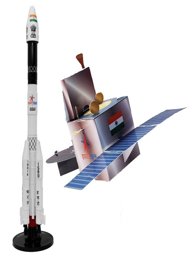 SquareDrop Combo Set of GSLV MK II - Geosynchronous Satellite Launch Vehicle & Mangalyaan & PSLV Rocket - Space Shuttle - Toy Rocket - Astronomy - Rocket Model - Do It Yourself Activity Kit - Image 3
